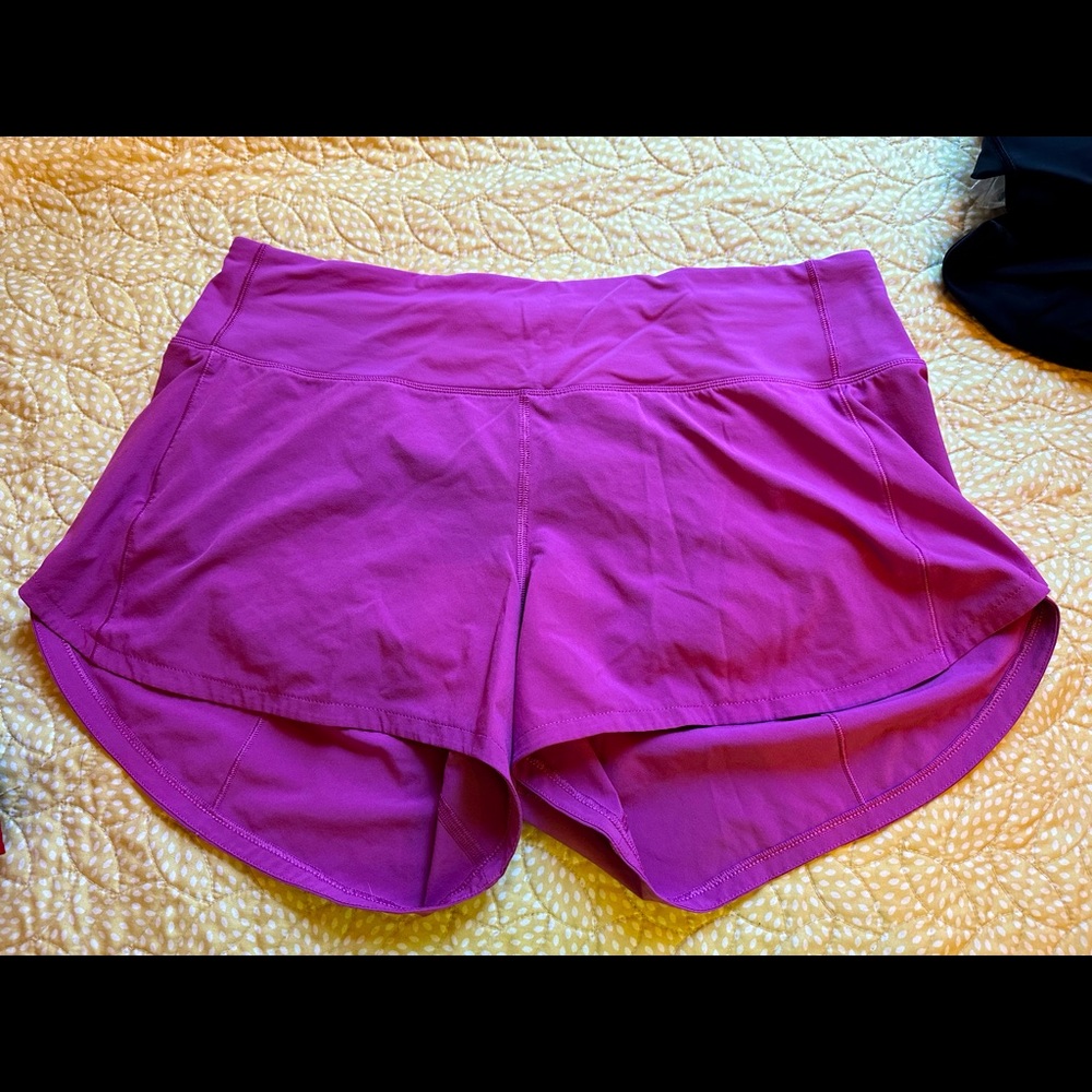 Lululemon shorts, size 10, purple